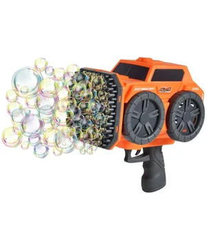 Пістолет з мильними бульбашками SHT KB1294 Car на 139 отворів + 2xbottle 60ml Orange