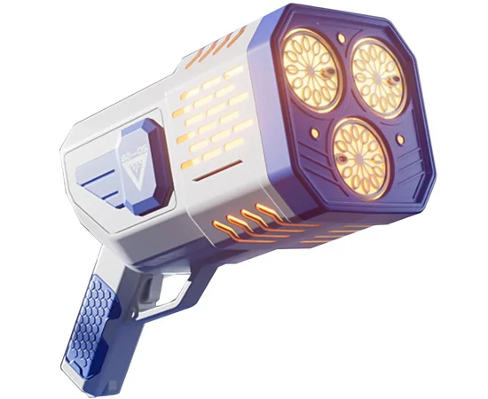 Пистолет с мыльными пузырями SHT 333-16 на 36 отверстий + 2xbottle 150ml Blue