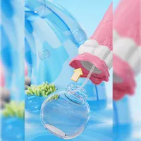 Пистолет с мыльными пузырями H038 Shark + bottle 50ml Pink
