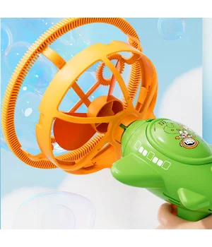 Пістолет для мильних бульбашок H035 Bubble Gun з пропелером 2in1 + bottle 250ml Green