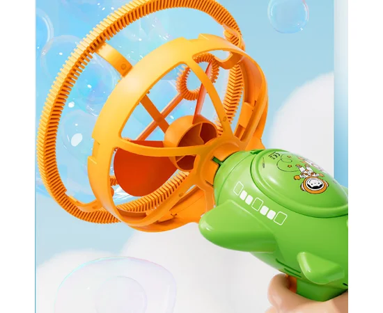 Пістолет для мильних бульбашок H035 Bubble Gun з пропелером 2in1 + bottle 250ml Green