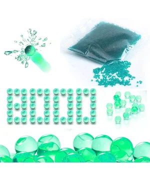 Гидрогелевые шарики (орбизы) 8000 шт. упаковка Green