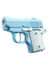 Дитячий іграшковий пістолет-антистрес Blue / White