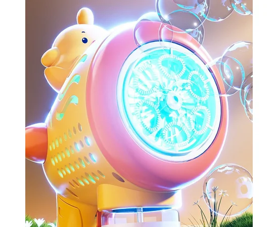 Пистолет с мыльными пузырями H045 Duckling + bottle 50ml Yellow