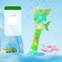 Пістолет з мильними бульбашками H038 Shark+bottle 50ml Green