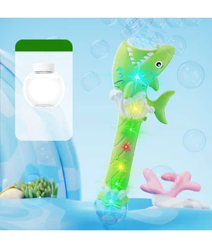 Пистолет с мыльными пузырями H038 Shark + bottle 50ml Green Пистолет с мыльными пузырями H038 Shark + bottle 50ml Green