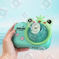 Фотокамера-генератор мыльных пузырей 9996 Children's camera Frog / Green
