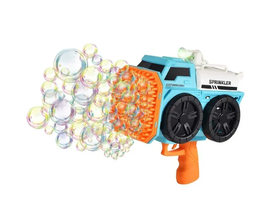 Пистолет с мыльными пузырями SHT KB1295 Truck на 139 отверстий + 2xbottle 60ml Blue