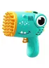 Пистолет для мыльных пузырей Dinosaur Bubble Gun с насадкой на 40 отверстий 50ml Green