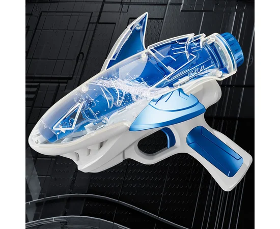 Водяний акумуляторний пістолет Shark Water Gun 185-68 (300ml) with lithium battery Blue