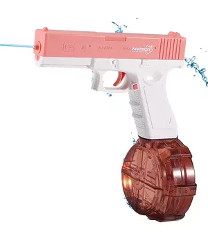 Водяний акумуляторний пістолет Glock Water Gun (250ml) with lithium battery Pink