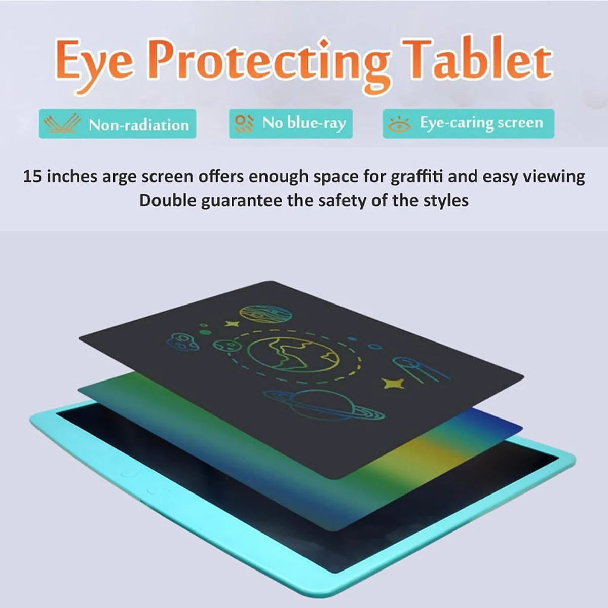 Планшет для рисования Funny 18,5 дюймов Blue