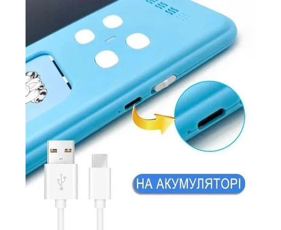 Планшет для рисования с обучающими карточками S5 Blue