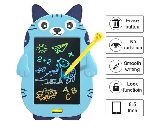 Планшет для рисования Animals 8,5 дюймов Blue Cat