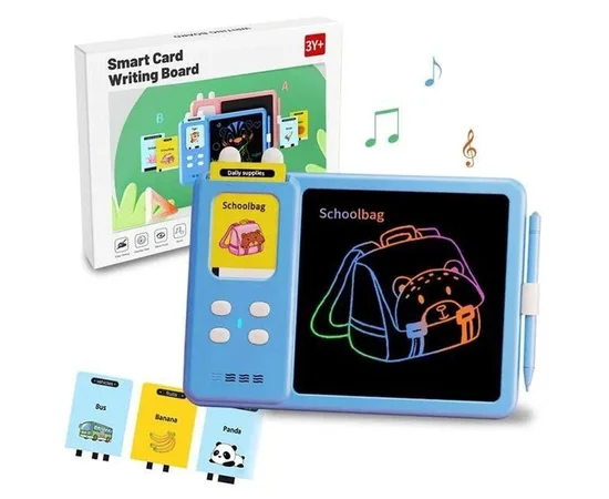 Планшет для рисования с обучающими карточками S5 Blue