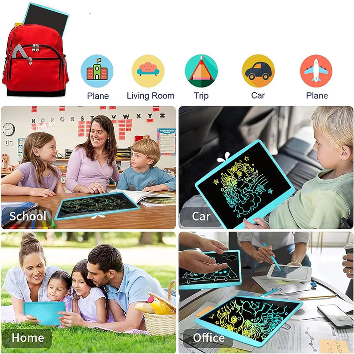 Планшет для рисования Funny 18,5 дюймов Blue