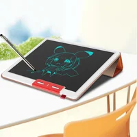 Планшет для малювання LCD color blocked 10,1 дюймів with leather case Brown / Dark Brown