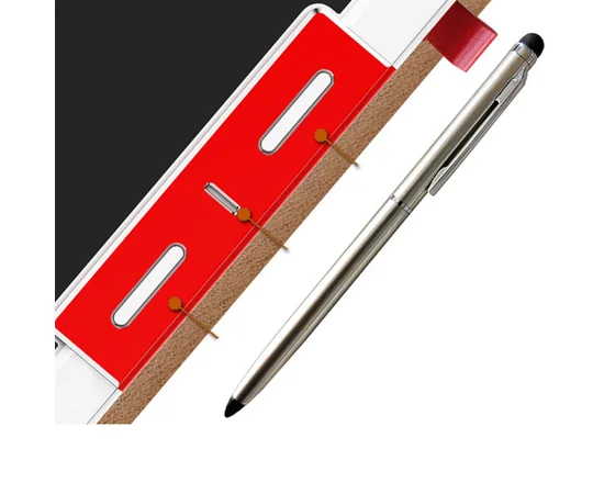 Планшет для рисования LCD color blocked 10,1 дюймов with leather case Brown / Dark Brown