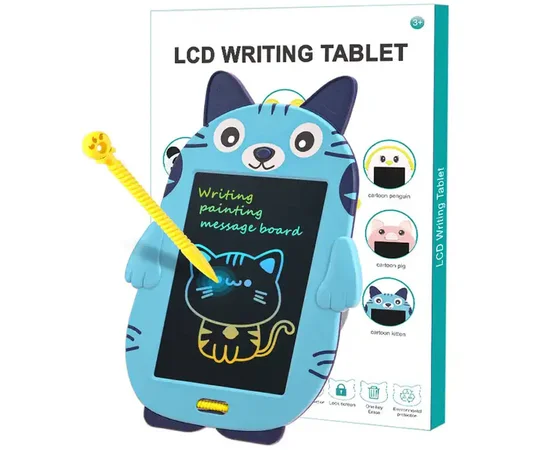 Планшет для рисования Animals 8,5 дюймов Blue Cat