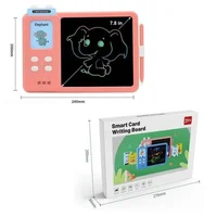 Планшет для рисования с обучающими карточками S5 Pink