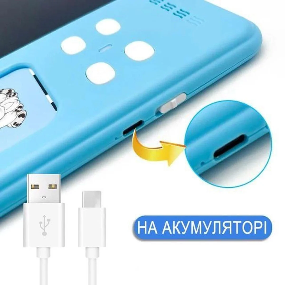 Планшет для малювання з навчальними картками S5 Blue