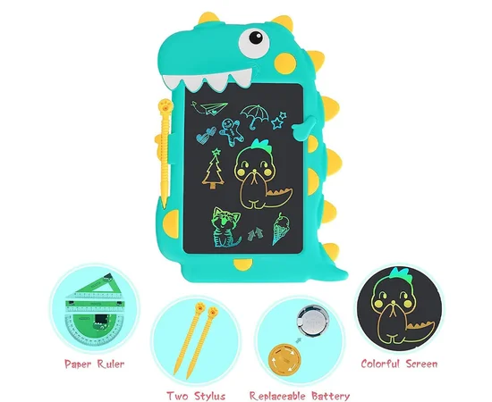 Планшет для малювання Dinosaur 8,5 дюймів Green