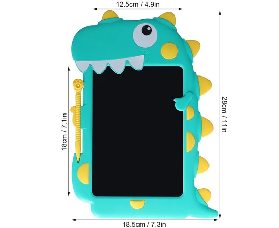 Планшет для малювання Dinosaur 8,5 дюймів Green