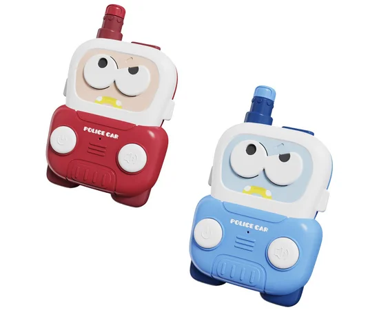 Дитяча навчальна рація ME-214 Police Car Cute Intercom (2pcs) Blue / Red