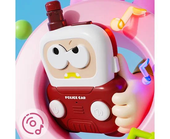 Дитяча навчальна рація ME-214 Police Car Cute Intercom (2pcs) Blue / Red