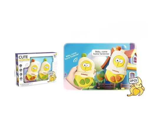 Дитяча навчальна рація ME-213 Banana Cute Intercom (2pcs) Yellow