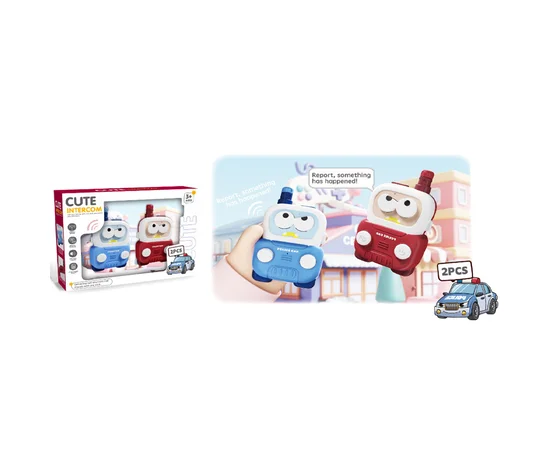 Детская обучающая рация ME-214 Police Car Cute Intercom (2pcs) Blue / Red