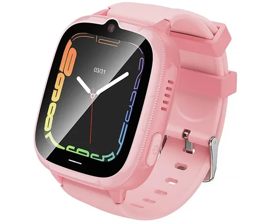 Детские cмарт-часы Hoco Y106 4G with call function Pink