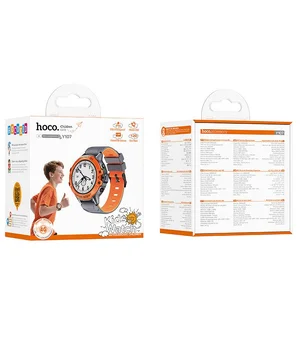 Детские cмарт-часы Hoco Y107 4G with call function Orange