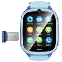 Дитячий cмарт-годинник Hoco Y106 4G with call function Blue