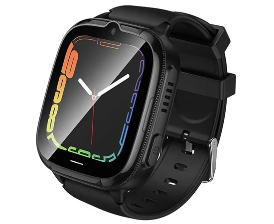 Детские cмарт-часы Hoco Y106 4G with call function Black