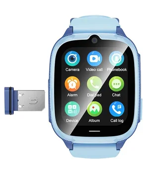 Дитячий cмарт-годинник Hoco Y106 4G with call function Blue