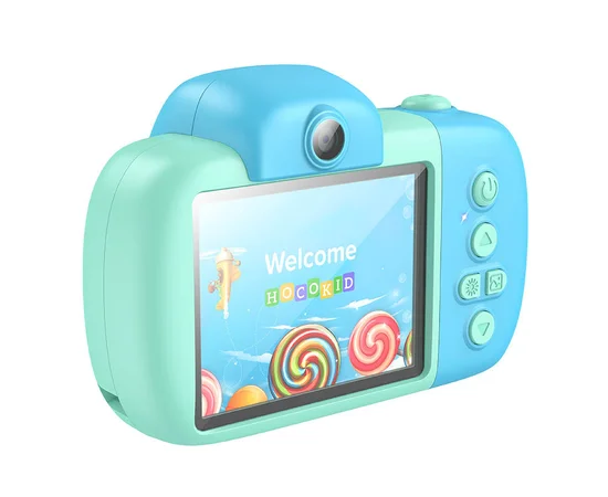 Детская фотокамера Hoco DV201 Dual lens Blue