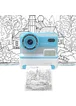 Детская фотокамера моментальной печати D101 Blue
