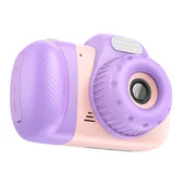 Детская фотокамера Hoco DV201 Dual lens Pink