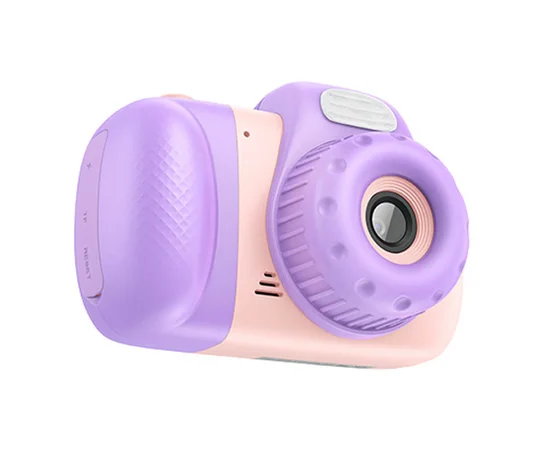 Детская фотокамера Hoco DV201 Dual lens Pink