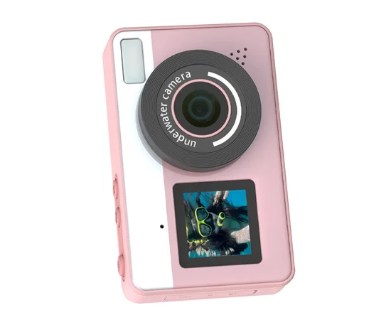 Детская водонепроницаемая цифровая камера D70 Pink