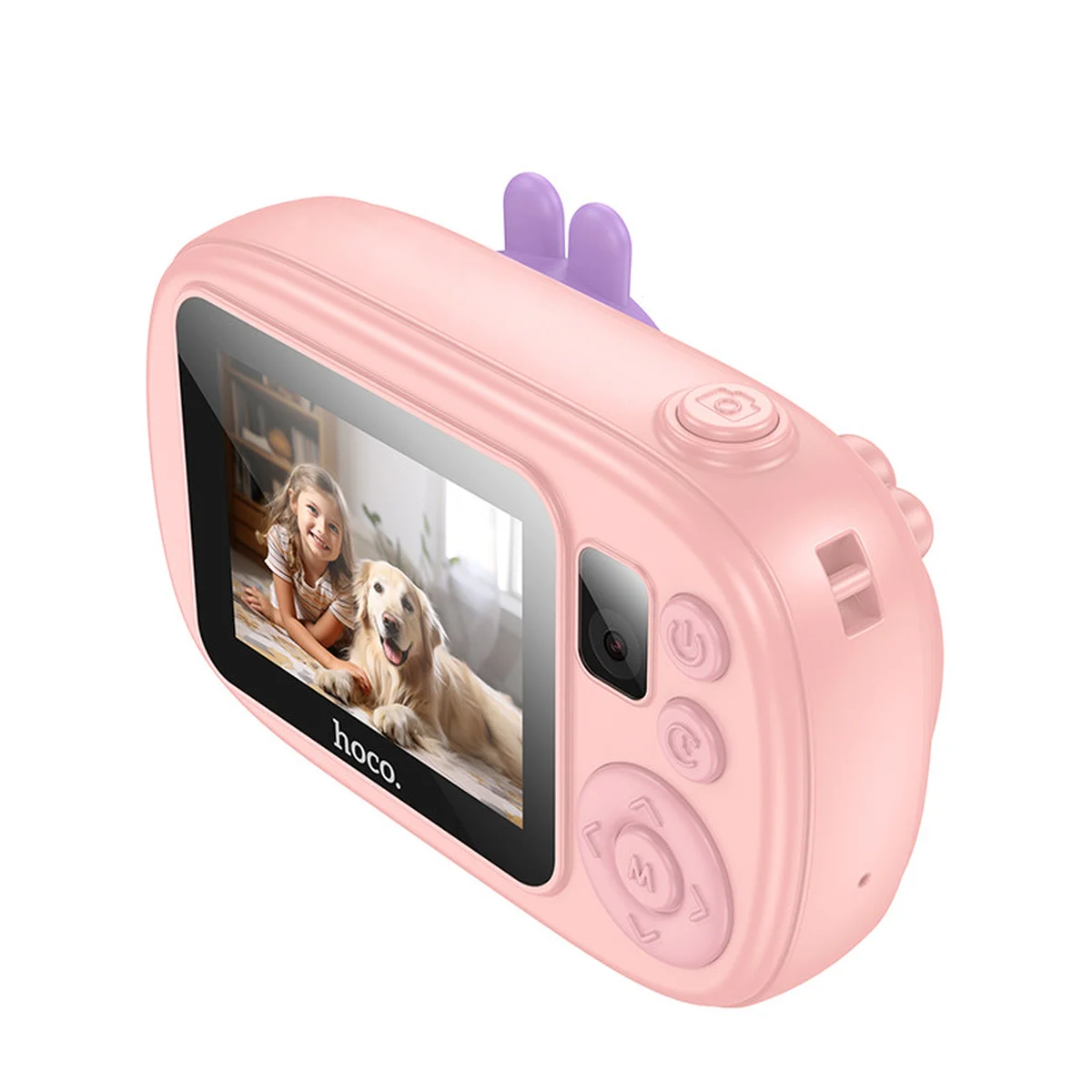 Детская фотокамера Hoco DV205 Dual-camera Pink