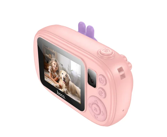 Детская фотокамера Hoco DV205 Dual-camera Pink