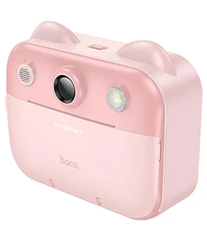 Детская фотокамера с моментальной печатью Hoco DV204 Dual-camera Pink Детская фотокамера с моментальной печатью Hoco DV204 Dual-camera Pink