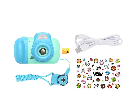 Детская фотокамера Hoco DV201 Dual lens Blue