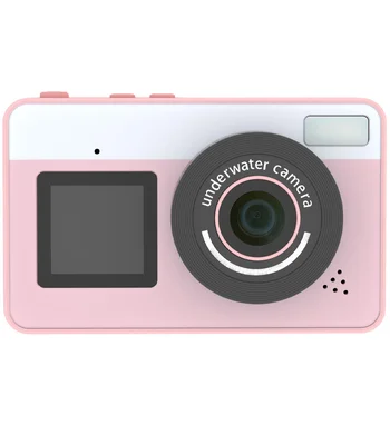Детская водонепроницаемая цифровая камера D70 Pink