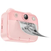 Детская фотокамера с моментальной печатью Hoco DV204 Dual-camera Pink