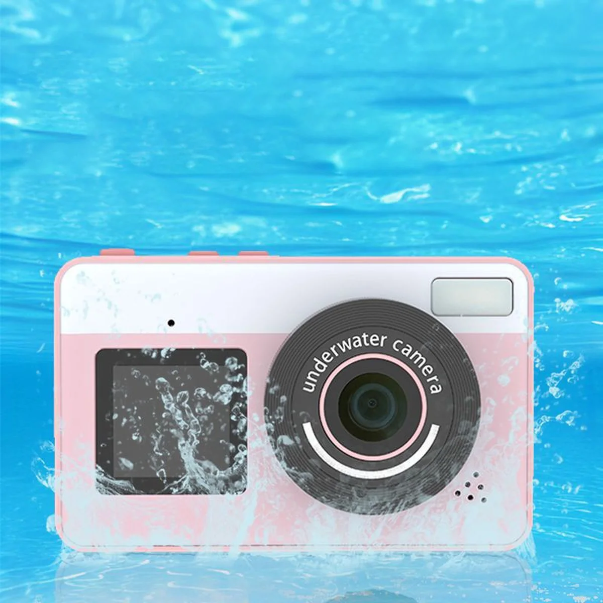 Детская водонепроницаемая цифровая камера D70 Pink