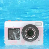 Детская водонепроницаемая цифровая камера D70 Pink