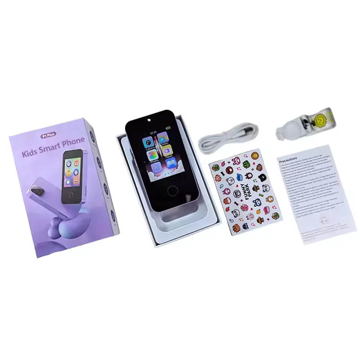 Детская фотокамера-смартфон P1 Plus с чехлом Blue